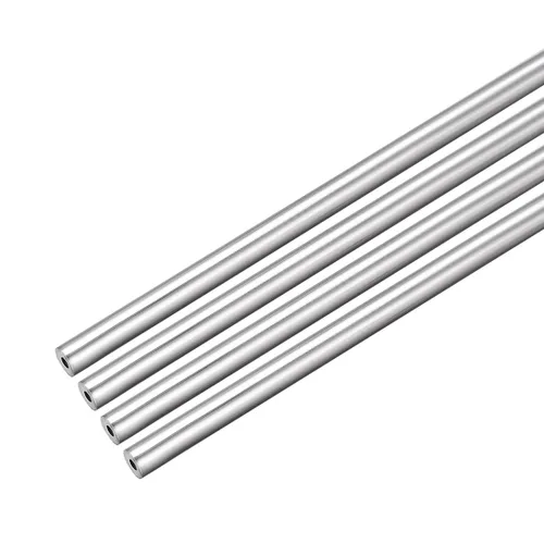 Miniatura 10 de uxcell 4 unids 6063 tubo recto redondo de aluminio sin costura 1 pies longitud 0.156 pulgadas ID 0.312 pulgadas OD