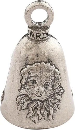 Miniatura 14 de Campana Guardian Bell para Perro de Buena Suerte con Llavero y Bolsa de Regalo de Terciopelo Negro Campana para Motocicleta Metal Libre de Plomo