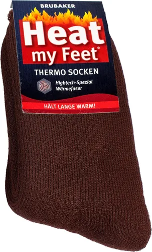 Miniatura 12 de Paquete de 2 calcetines térmicos BRUBAKER Heat my Feet - Pies cálidos - Fibras aislantes que encierran el calor