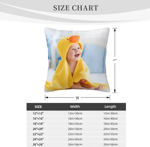 Miniatura 5 de Funda de almohada personalizada, almohada de fotos de amor, diseño personalizado de fotos o texto, regalos personalizados para cualquier imagen