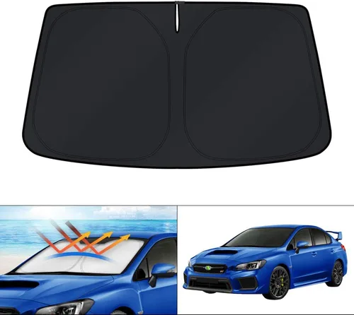 Miniatura 77 de KUST - Parasol plegable para parabrisas para Ford Ranger, accesorios 2019-2025 2026, parasol personalizado para ventana, protector solar plegable
