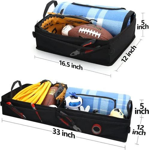 Miniatura 6 de GEEDAR Caja Organizadora de Herramientas para Asiento Bajo de Camioneta, Organizador de Almacenamiento Bajo Asiento para Ford F150 F250 F350, Chevy