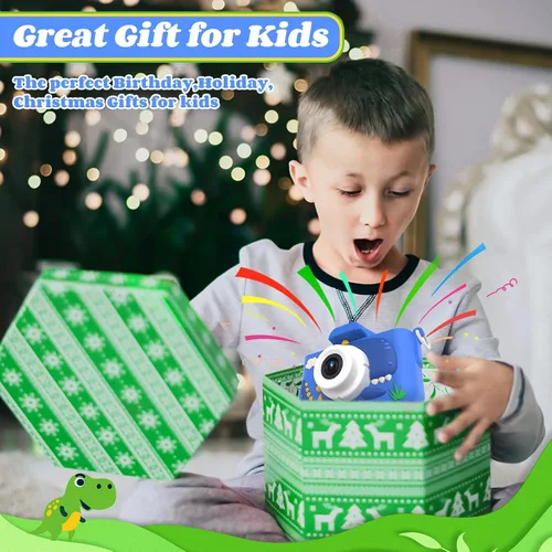 Miniatura 7 de Cámara para niños de 3 a 8 años para niñas y niños, cámara de 48MP con doble lente 1080P para niños pequeños, videocámara digital para niños