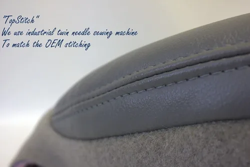 Miniatura 7 de Funda de asiento de piel gris para Ford F-150 Lariat de 2004, 2005, 2006 2007 y 2008.
