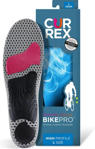 Miniatura 10 de CURREX BikePro Plantillas para ciclismo, ciclismo y motociclismo, inserciones de zapatos con soporte de arco con almohadillas metatarsianas, ayuda a