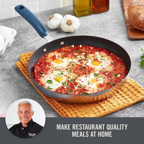 Miniatura 2 de Zakarian x Dash TruPro® Juego de sartenes antiadherentes de acero inoxidable de tres capas, utensilios de cocina duraderos para cocinar todos
