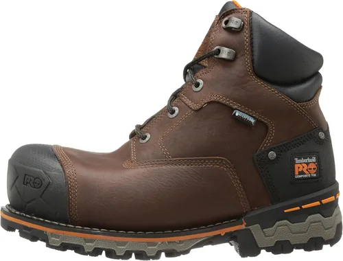Miniatura 10 de Timberland PRO Botas de trabajo industriales para hombre de 6.0 pulgadas, Boondock, con puntera de composite, impermeables y aisladas Marrón