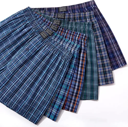 Miniatura 4 de JupiterSecret Calzoncillos Bóxer para Hombre 100% Algodón Tejidos Pack Calzoncillos Bóxer Colores Surtidos