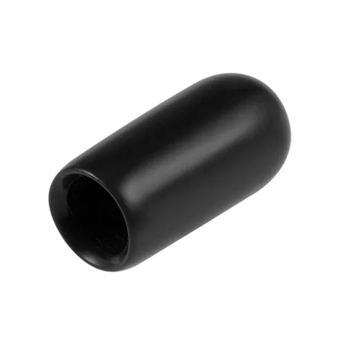 Miniatura 5 de uxcell 80 tapas de goma de 0.551 in de vinilo de identificación redonda tapa tapa de rosca de tornillo protectores negro