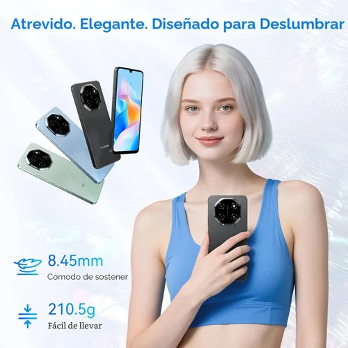 Miniatura 8 de Blackview Shark 6 Teléfonos Android Desbloqueados 5G (2025), Teléfono Celular Android 15 Desbloqueado, Pantalla de 6.88" 120Hz, 12GB+128GB/2TB