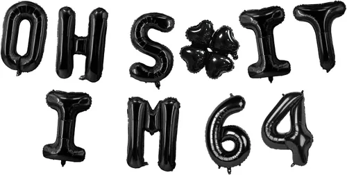 Miniatura 44 de Globos de látex de 16 pulgadas con texto en inglés "Oh I'm 14" Black Hallo Fourteen Cheers to 14 Years Old Theme Decor for Man Woman Happy 14th