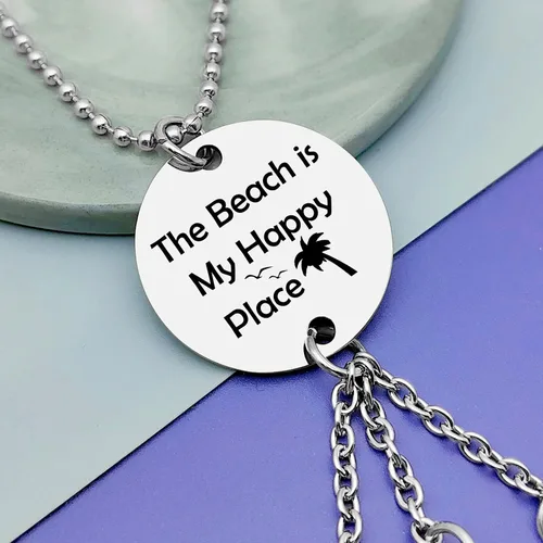 Miniatura 4 de Adorno colgante de automóvil para amantes de la playa, regalos temáticos para mujeres, niñas, adolescentes, divertido regalo de vacaciones de amigos