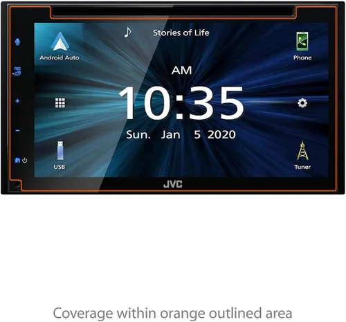 Miniatura 2 de BoxWave Protector de pantalla compatible con JVC KW-V66BT – ClearTouch Anti-Glare (2 unidades), antihuellas mate