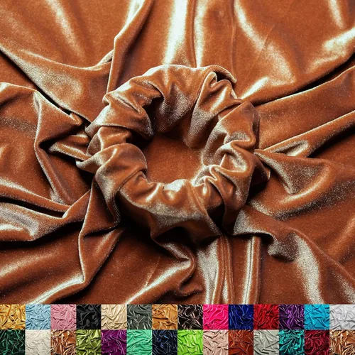 Miniatura 18 de Ice Fabrics The Yard - Tela de terciopelo elástico elástico suave de 60 pulgadas de ancho para coser ropa, disfraces, manualidades, 90% poliéster