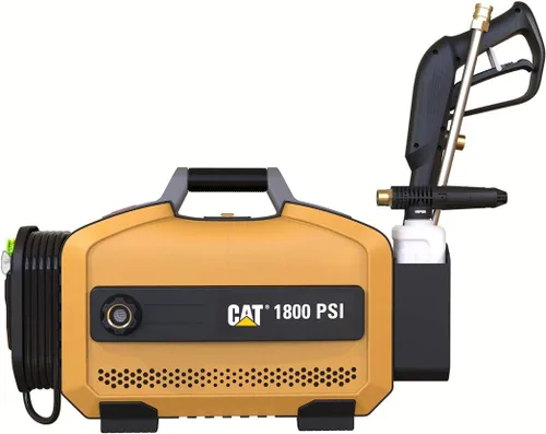 Miniatura 2 de CAT Lavadora de Presión Eléctrica - 1800 PSI 2.0 GPM con Manguera de Alta Presión, Pistola de Liberación Rápida, Lanza de Boquilla, Cañón de Espuma