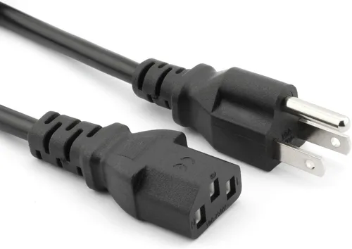 Miniatura 2 de Paquete de 3 cables universales de alimentación de CA de 3 pies para computadora de escritorio