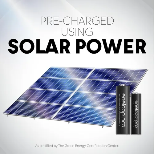 Miniatura 8 de Paquete de alimentación de alta capacidad Panasonic Eneloop Pro 4 AA Incluye 4 baterías eneloop(r) xx aa precargadas