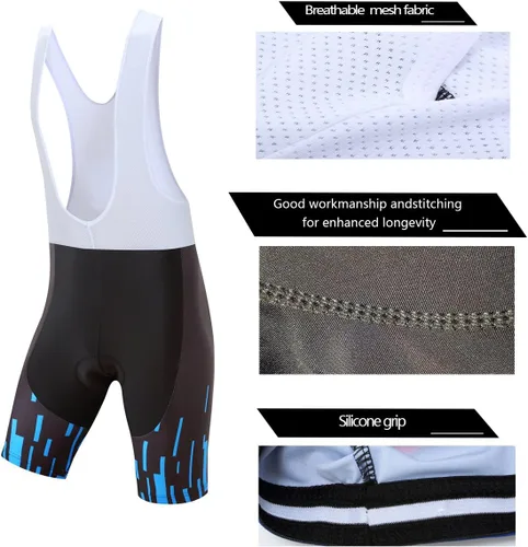 Miniatura 6 de Coconut Ropamo CR - Conjunto de camiseta de ciclismo para hombre, con cremallera, bolsillo con cremallera, manga corta, kits de ciclismo, pantalones