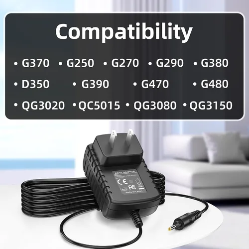 Miniatura 2 de Cable de alimentación de 1.6 V para Philips Norelco G370 G250 G270 G290 G380 D350 G390, G470, G480 cargador de repuesto para Philips barba