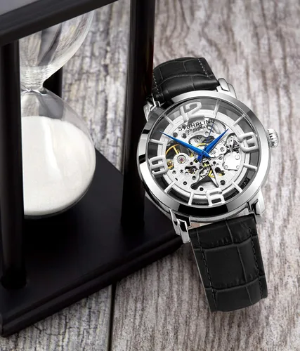 Miniatura 9 de Stuhrling Original Skeleton Watches for Men - Mens Automatic Watch Self Winding Mens Dress Watch - Mens Winchester 44 Elite Watch Mechanical Watch