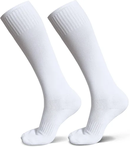 Miniatura 5 de Calcetines deportivos deportivos de fútbol para jóvenes, niños y niñas de 4 a 16 años de edad, calcetines deportivos altos