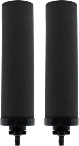 Filtro de agua de repuesto para filtros de carbón activado negro BB9-2®, compatible con Berkey® Travel, grande, Royal, serie Crown, paquete de 2