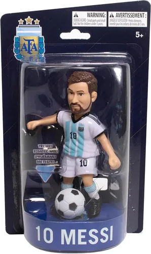 Miniatura 4 de Maccabi Figura de acción oficial de fútbol del equipo nacional argentino de Lionel Messi, 4.5 pulgadas de alto x 3.5 pulgadas de ancho x 1.5