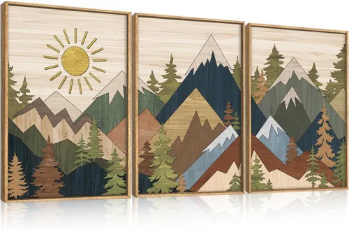 Miniatura 26 de Arte de Pared de Lienzo Enmarcado con Grandes Pinceladas Abstractas, Decoración de Pared Azul Marino Neutro, Pintura de Pared Moderna en Tonos