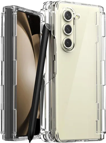 Miniatura 9 de araree Nukin 360 P - Funda para Samsung Galaxy Z Fold 5 con ranura para S Pen y protección de bisagra, cubierta protectora ligera de policarbonato