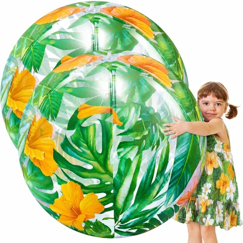 Miniatura 9 de Meooeck 4 piezas inflables de béisbol de 27 pulgadas, decoraciones grandes para fiestas de béisbol, bolas inflables gigantes