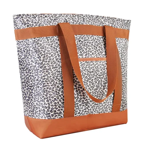 Miniatura 27 de Bolsa de mano reutilizable aislada para compras de comestibles para mujeres/hombres, pizza/bolsa de entrega de alimentos para mantener la comida