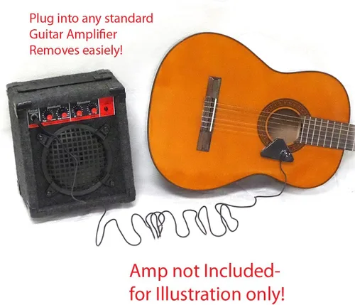 Miniatura 5 de GSP-1 Pastilla acústica para guitarra acústica con cable de 9 pies y enchufe de 1/4", Transductor Deluxe