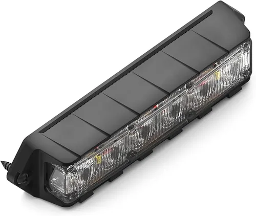 Miniatura 3 de Feniex Industries: Luces de advertencia LED profesionales de montaje en superficie Fusion-S (ámbar) para obras públicas y camiones de remolque