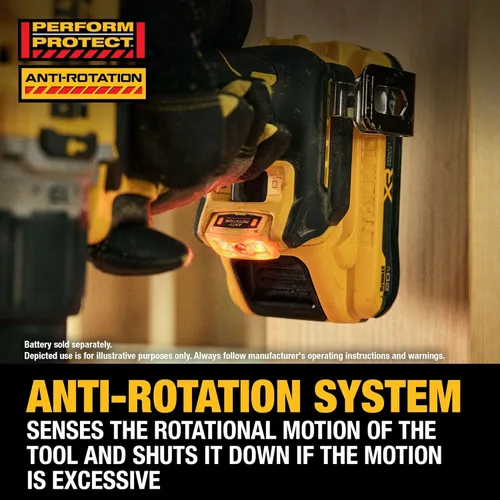 Miniatura 4 de DEWALT Taladro de martillo inalámbrico de 1/2 pulgada sin escobillas MAX XR® de 20 V (solo herramienta) (DCD806B)