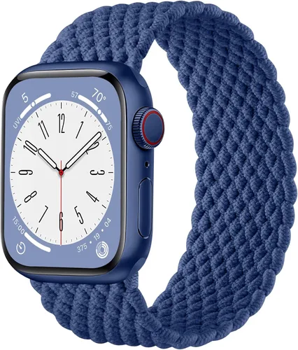 Miniatura 25 de Zedoli Correas trenzadas Solo Loop para Apple Watch Band de 1.496 pulgadas, 1.575 pulgadas, 1.614 pulgadas, 1.654 pulgadas, 1.732 pulgadas, 1.772