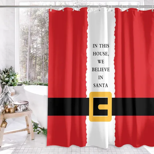 Miniatura 16 de Cortina de ducha de fantasma, tela impermeable con ganchos, 72 x 72 pulgadas, perfecta para decoración de baño de Halloween Cortina de ducha