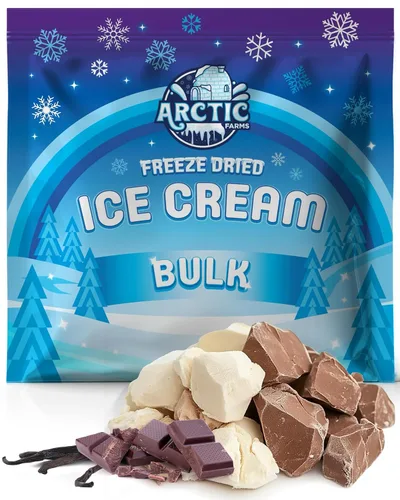 Miniatura 85 de Arctic Farms Trozos de Helado Liofilizado a Granel - No se Derrite (Mantequilla de Maní) (1 libra)