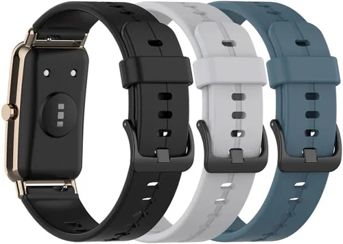 Miniatura 20 de Senter Bandas de silicona suave de 0.630 in para Huawei Watch Fit Mini Smart Watch