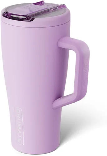 Miniatura 69 de BrüMate Era Flip - Vaso de 30 onzas con tapa con pajilla cubierta 100 % a prueba de fugas, popote higiénico cubierto, botella de agua de acero