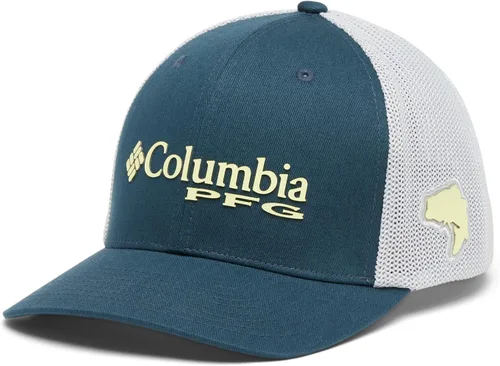 Miniatura 260 de Columbia - Gorra de malla con bandera con árboles unisex para adultos, corona alta