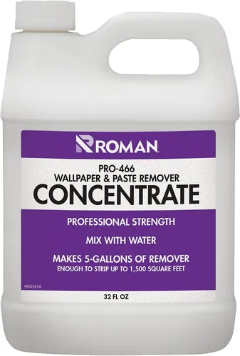 Miniatura 2 de ROMAN Kit de extracción de papel tapiz – Concentrado (32 onzas), herramienta de puntuación perforante y raspador en ángulo para mejoras del hogar