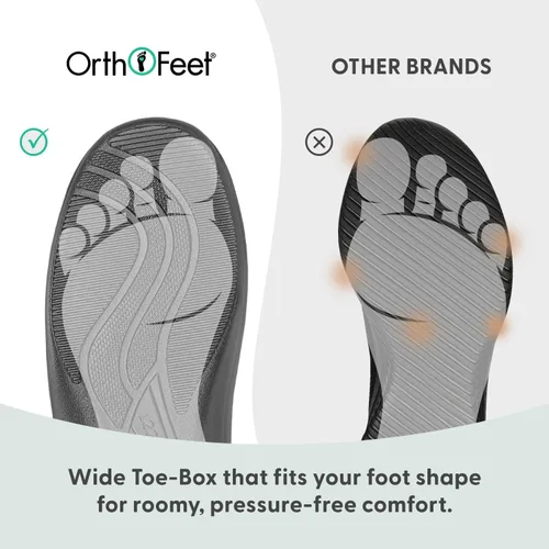 Miniatura 6 de Orthofeet - Alivio probado del dolor de pies y del talón. Anchos extendidos. Mejores zapatos ortopédicos para mujeres diabéticas o con juanetes