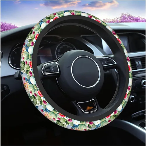 Miniatura 21 de Swono - Fundas para volante de coche con diseño de patas de gato, lindas patas de gatito o patas de perro, universal para mujeres, niñas, de Cat Paws