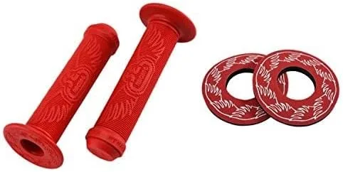 Miniatura 2 de SE Bikes Grips Bundle: Puños de ala con rosquillas de ala