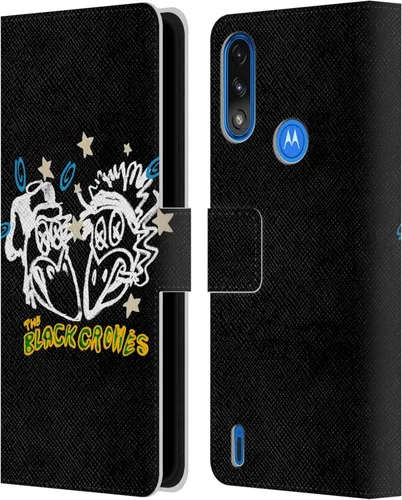 Miniatura 11 de Head Case Designs Funda de piel con licencia oficial de The Black Crowes Artwork Graphics compatible con Moto E7 Power/Moto E7i Power