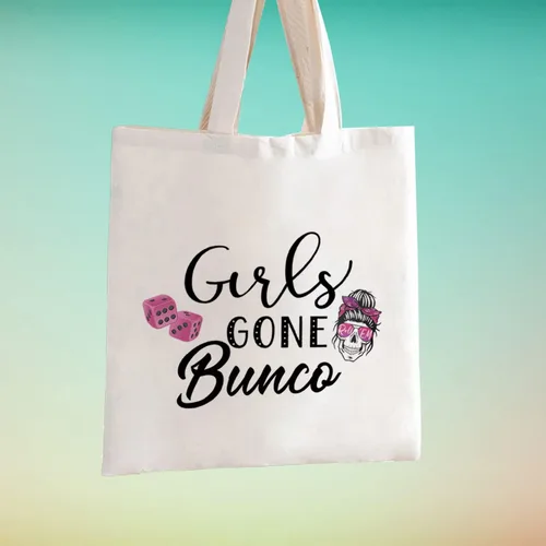 Miniatura 7 de TSOTMO Divertido Bunco Regalo Juego Noche Fuera Bunco Bunco Fiesta Mujeres Apuestas Amante Cremallera Bolsa Bolsa de Maquillaje, Beige, Bolso Bunco