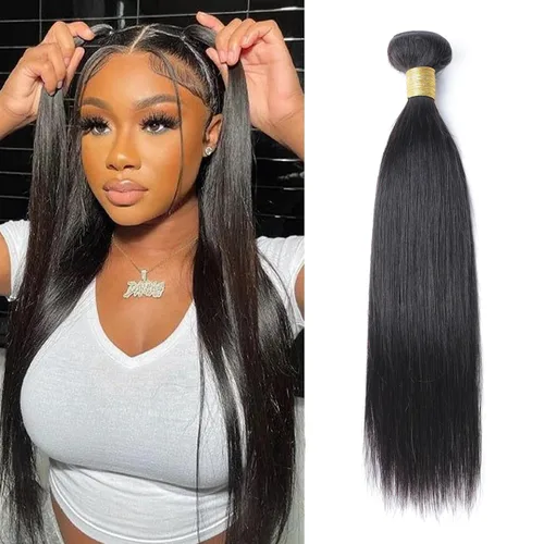 Miniatura 30 de Paquetes de cabello afro rizado y kinky, extensiones de cabello humano de 8 pulgadas, tejido rizado sin procesar, doble entretejido, virgen