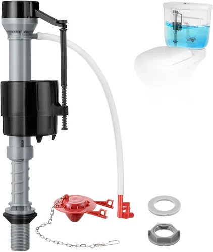 Saillong Kit de repuesto de flotador de inodoro, kit de repuesto universal para inodoro y repuestos de aleta de 2 pulgadas, control de agua del