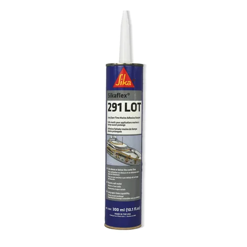 SIKA Sikaflex-291 LOT Negro, Adhesivo y Sellador Marino Multiusos, Elástico y No Corrosivo - 10.1 fl. oz - Ideal para Aplicaciones en Madera, Fibra