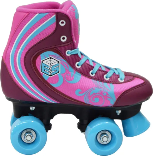 Miniatura 8 de Epic Cotton Candy - Patines cuádruples con 2 cordones (rosa y azul)